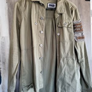 😻 3/$15 Bke olive jacket.